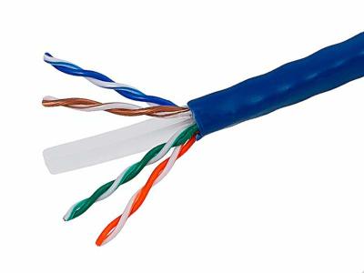 China Outdoor 550MHz Solid Bulk Ethernet Cable Cat6 Copper Clad Aluminium Conductor for sale