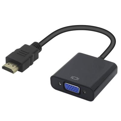 中国 3.5mmのVgaのコード白黒0.2Mへの可聴周波港のコンバーター高速HDMIのケーブルHdmi 販売のため