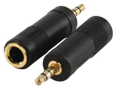 China Nickel/Gold überzogen Mann zum weiblichen Stereolithographie-Stecker des Adapter-3.5mm zum 6.35mm Stereolithographie-Sockel zu verkaufen