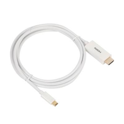 China White Color Usb3 1 Cable USB C To HDMI Cable 4K @ 60Hz 2M For Macbook for sale