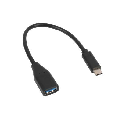 China Usb C To USB A Female Extension USB Link Cable , Usb 3 Cable 0.2m For Data for sale