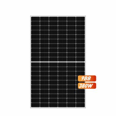 China Centro Price Solar Panel 380 watt solar panel with mono solar panel 380w solar cover main box waterproof glass frame 166mmx166mm solar cell for sale