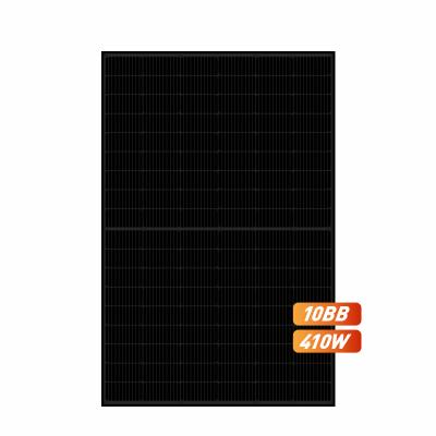 China Centro Factory 410 Watt Popular High Efficiency Full Monocrystalline Black Frame Europe Black 182mmx182mm for sale