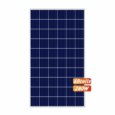 China Centro Poly 260W 270W 280W PV Solar Panel Solar Panel Cells Module 157mmx157mm for sale