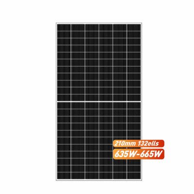 China Centro Monocrystalline 635W 640W 650W 660w Half Solar Panel Power Cells High Efficiency Factory 210mmx210mm for sale