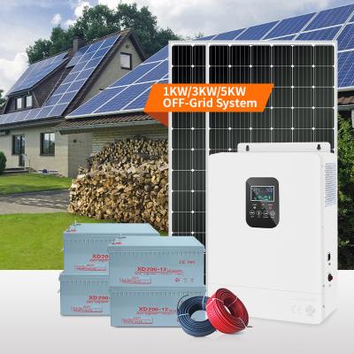 China Home / Residential Off Grid10000 Watt Solar System 1KW 3KW 5KW Silicon Solar Panel Battery Installation For Home for sale