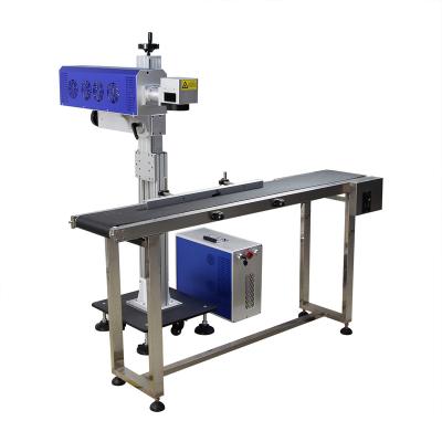 China Laser Marking Industrial Flying Marker 20W 30W 50W 100W CO2 Laser Cutting Machine For Laser Wood Engraving Machine for sale