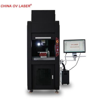 China New Technology Laser Marking CE 30W Raycus Fully Enclose Fiber Laser Marking Machine For Metal And Jewelry for sale