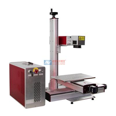 China Laser marking hot sale 20w/30w/30 watt fiber raycus laser marking machine for xp jewelry gold chain for sale