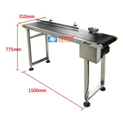 China Laser Marking Good Price 30w Drive Co2 Laser Marker +Pipeline Conveyor Belt For Large Tasks In Industry for sale