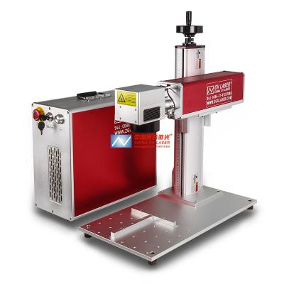 China Laser Fiber Laser 20w Marking Machine Marking Mopa With Metal Etching Machine For Phone Cover Mark for sale