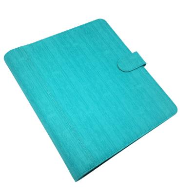 China Van het de Schoola4 Dossier van Ring Binder 100sheets van het bureau de Groene Leer Omslag 80gsm 0.35KG Te koop