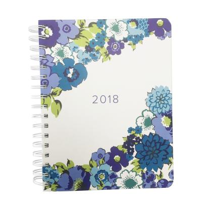 Chine Bobine faite sur commande 80g d'or de Planner Notebook A5 d'organisateur de l'ordre du jour 120GSM à vendre