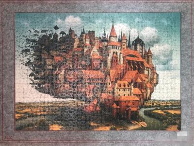 China 1000Pieces DIY Jigsaw Puzzles Games For Kids 300gsm C1S Paper for sale