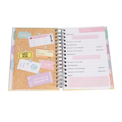 Chine attache de fil jumelle cousue par 2mm de double de Planner Book OPP 157gsm d'organisateur à vendre