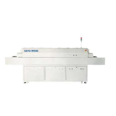 China SMT PCB Assembly Production Line KAYO-RF630 6 zones air heating professional smt manufacture hot reflow oven for pcb assembly line soldering machine for sale