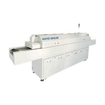 China PCB Soldering Lead Free KAYO-RF630 6 Heating Zones SMT Reflow Oven For PCB Assembly Line for sale