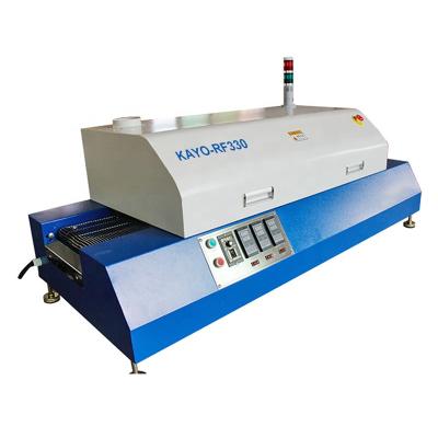 China PCB Soldering Small Table Top 3 Heating Zones Hot Air SMT Reflow Oven For PCB Assembly Machine for sale