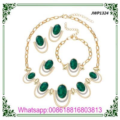 China 2020 vintage jewelry set necklace set african beads earrings wedding jewelry maker china for sale