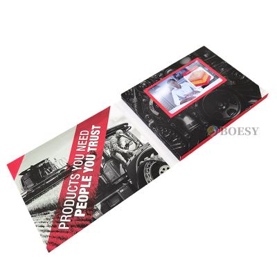 China Europe Customized LCD Brochure 5inch IPS Video Card White Video Brochure Module for sale