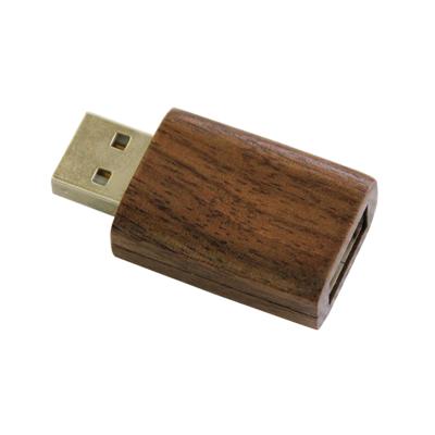 China Protect Data in USB Data Blocker Custom 2020 New Design Walnut Mobile Phones USB Shield From Hackers for sale