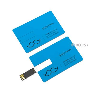 China Slim Card Business Card USB Memory Flash With 64GB Large Capacity for sale