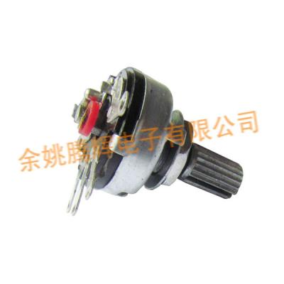 China 5K Taper Potentiometer 6mm Shaft Potentiometer Switch Potentiometer WR0911N- for sale