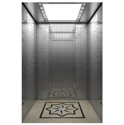 中国 Customized Design Residential Passenger Elevator Hairline Stainless Steel Passenger Elevator 販売のため