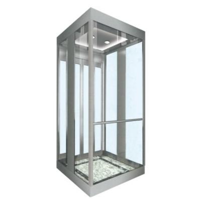 China CE ISO approved 320KG 400KG glass residential lift small elevators for villa home elevator Te koop