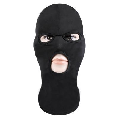 China Breathable Riding Mask Windproof Recycling Flying Tigers Milk Silk Fabric Face Mask Windproof Balaclava Three Hole Face Mask Sun Shade for sale