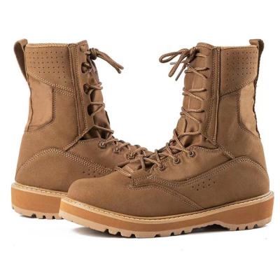 China Coyoto Brown Military Hot Selling Ultralight Combat Boots With Zipper Desert Boots Sand Military Combat Boots for sale