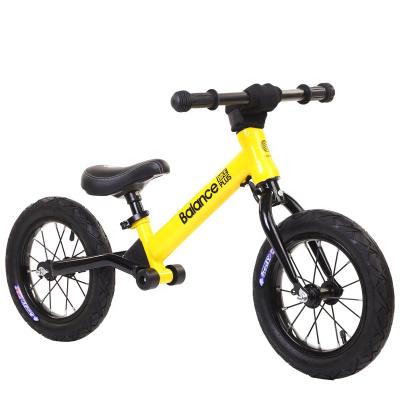 China Hot Selling Aluminum Alloy Children's Balance Scooter No Pedal Roller Baby Balance Bike Toddler 1-3-6 Years Safe Seat Height Adjustable for sale