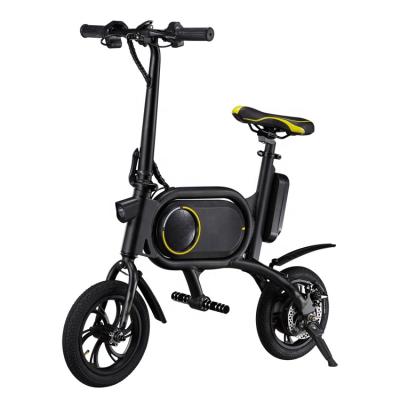 China One-Key Cruising 12 Inch Max Adult Lithium Battery Mini Scooter Folding Portable Electric Bicycle 30km/h Oversea Warehouse With USB Charging Port for sale