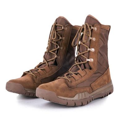 China Military Factory Ultralight Men's Combat Boots Non-slip Wear-resistant Outdoor Safety Military Tactical Boots for sale