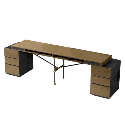 China Modern Scratch WESOME Desk 2 Person Office Workstations Office Workstations Call Center Outdoor Heavy Duty Metal Open Workstation Leg 2 Seat Workstation for sale