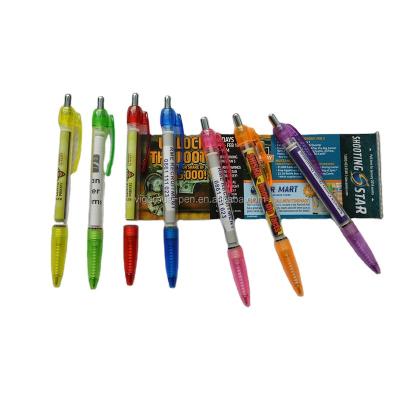 China Promotional Pen Hot Selling Free Logo Printing Advertising Banner Cheap Pen Plastic Promotional Pen for sale