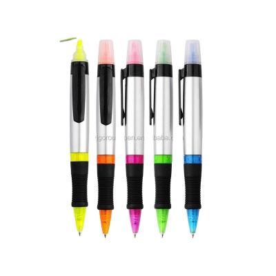 China Promotional Markers & Highlighters Customized Fluorescent Marker Pen Highlighter for sale