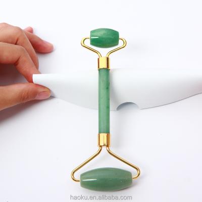 China Stone Face Roller Portable Green Facial Jade Jade Massager Tools Portable Green Facial Jade Sha Set Face Beauty Jade Roller for sale