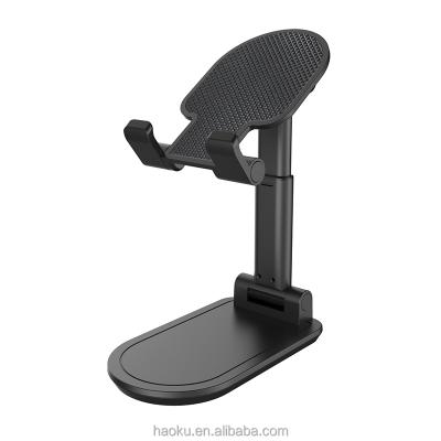 China Adjustable Universal Aluminum Smartphones Tablets Stand Desk Height Adjustable Angles Phone Stand Mat Anti-Slip Phone Tablet Stand for sale