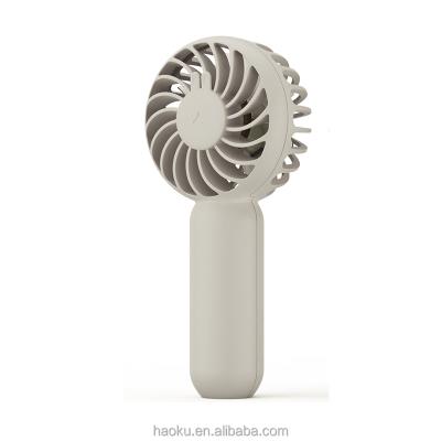 China Small Student Pack Facial Air Fan Mini Portable Handhold Mini Fan USB Rechargeable Traveling Outdoor Fan for sale