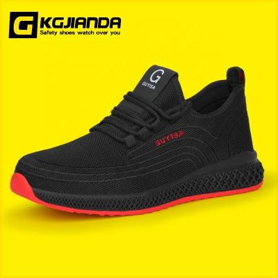 China Steel Toe KGJIANDA Men's Safety Shoes Safety Shoes Industrial Steel Wear Resistant Rubber Sole Shoes Sports Steel Toe for sale