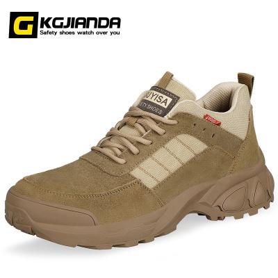 China Acceptable custom steel anti puncture toe safety shoes KGJIANDA anti-scald suede anti-puncture safety shoes for sale