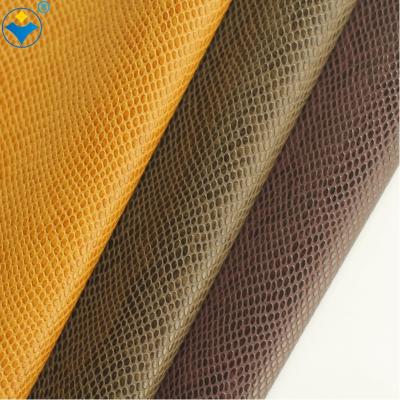 China Wide Varieties Anti-mildew Wide Varieties Faux Embossing Synthetic PU Leather for sale