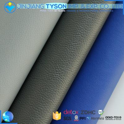 China Anti-rust latest technology soft knitted waterbase PU synthetic leather for shoes for sale