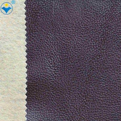 China New Arrival Embossed Artificial PVC Synthetic Leather Fabric Abrasion-Resistant For Sofa for sale