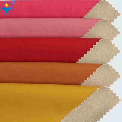 China Eco-friendly Woven Handmade 0.6mm PU Leather Material For Garments Making for sale