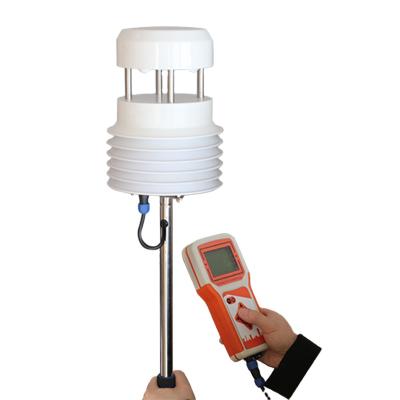 China Plastic Environmental Monitoring System Home And Farm Portable Handheld Weather Station for sale