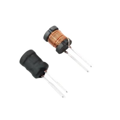 China Customized 2 Pin 15mH High Current Fixed Immersion Drum Core Ferrite Inductors RF Choke Coil Filter Inductor for sale