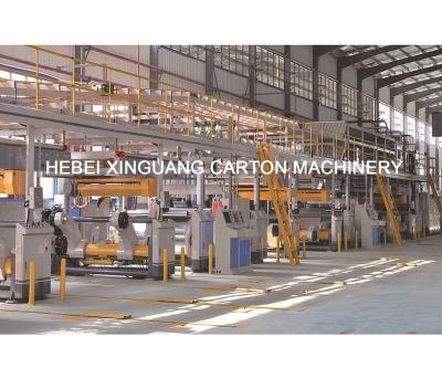 China CLOTHING 3/5/7 Layer Corrugated Cardboard Production Line for sale