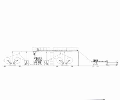 China machinery & WJ-100-1800 Hardware Single Wall Corrugated Cardboard Production Line for sale